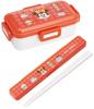 Skater Chopsticks and Chopstick Case Disney Minnie Cafe Retro Adult Made in Set, Mouse, Design, 18cm, Antibacterial, Size, Japan, ABC3AG-A
