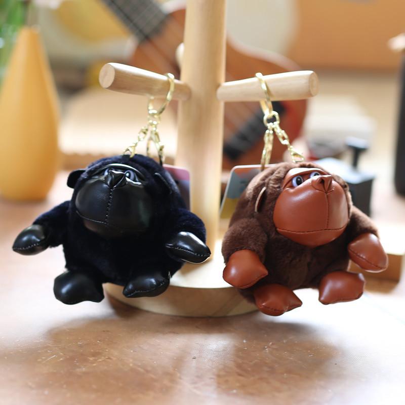Cute Chimpanzee Pendant Plush Toy Doll Little Monkey Bag Hanging Keychain Doll Doll