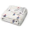 Britain Paddington Brown Bear Flannel Blankets Bedding Throws for Couch Chair Travel Office Graphic Bedspread Sofa Bed Cover