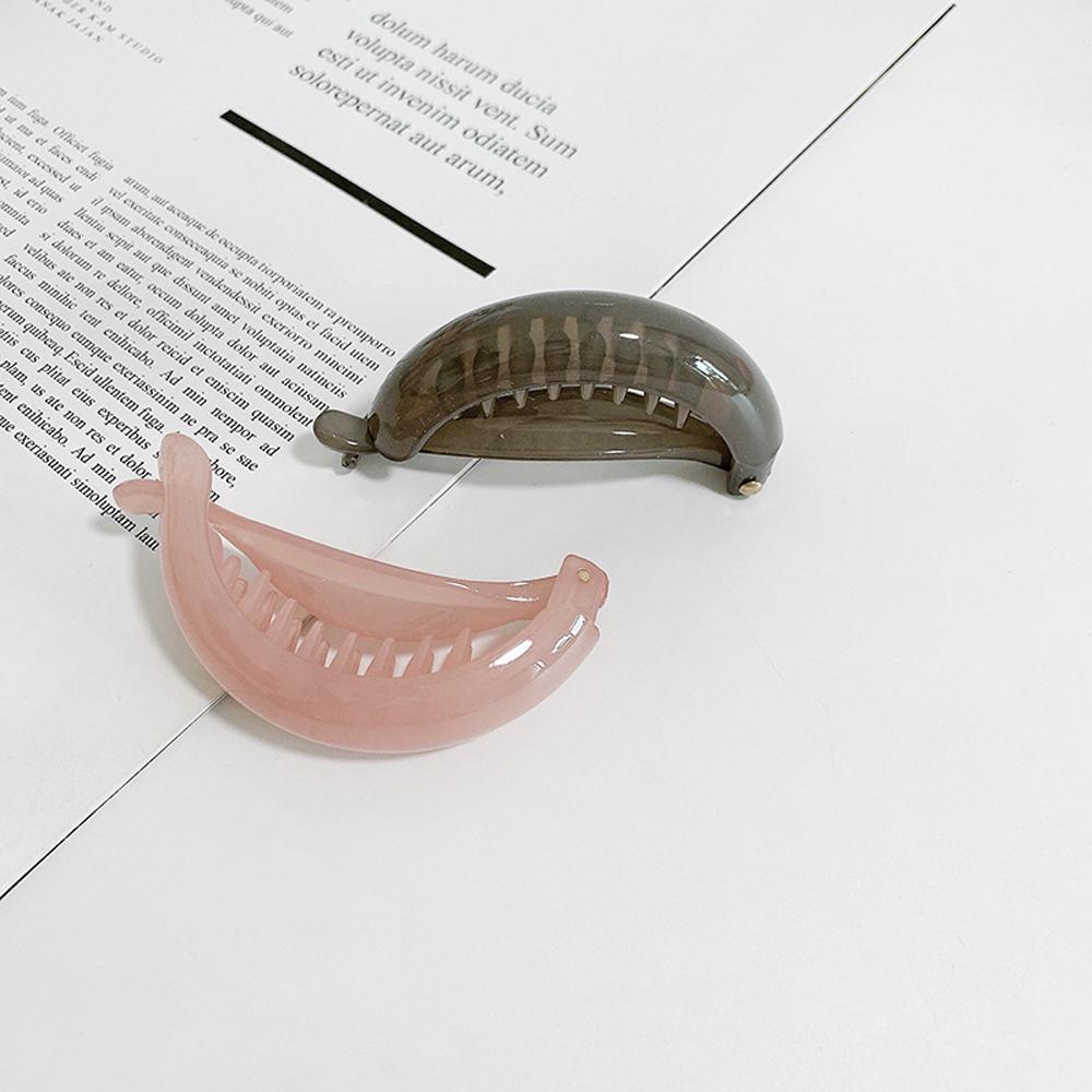 Women Transparent Hair Accessories Hairpins Hair Clips Banana Clip Ponytail Holder Hair Claws