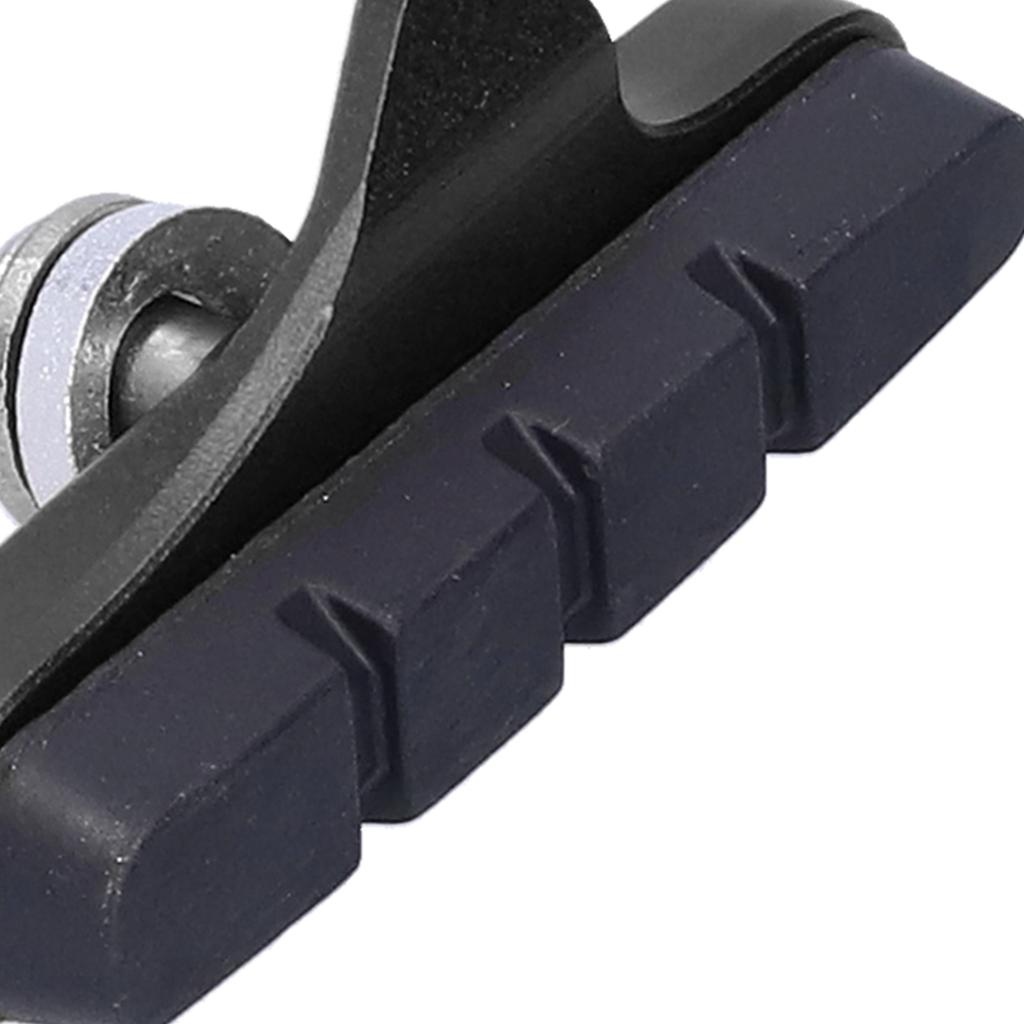 Road Bike Brakes Pads CBrake NoNoise NoSkid Rubber Blocks Replacement(Black )
