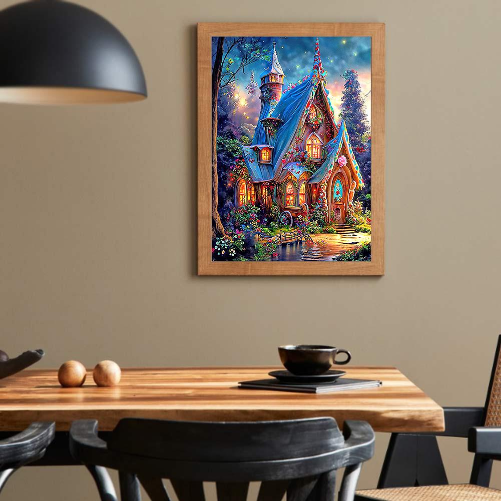 5D DIY Full Round Drill Diamond Painting Kit Dream House Decoration Art Craft