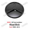 VRF2   Car Front Grille Emblem Star Badge Logo Chrome black Silver 3D Mirror Grid For For Mercedes Benz W205 W204 W213 W253 C300
