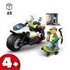 LEGO City 60455 Policejní motocyklová honička - Stavebnice pro děti od 4 let