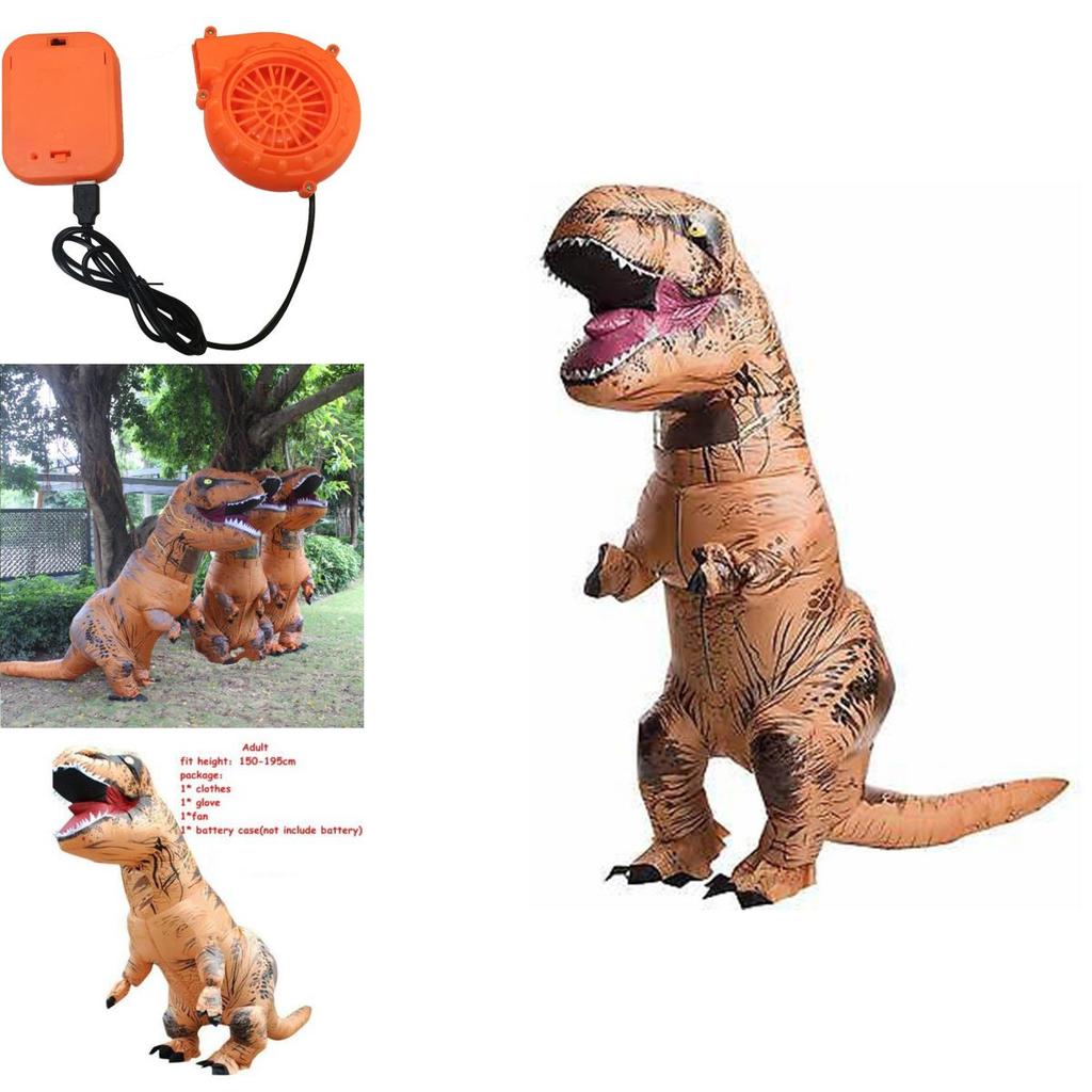 Eye-catching Adult T-rex Inflatable Dinosaur Costume Perfect For Halloween Celebrations