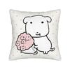 Cute GANADI Pillow Cover  Print Cushion Cover Novelty Pillow Case For Living Room Sofa