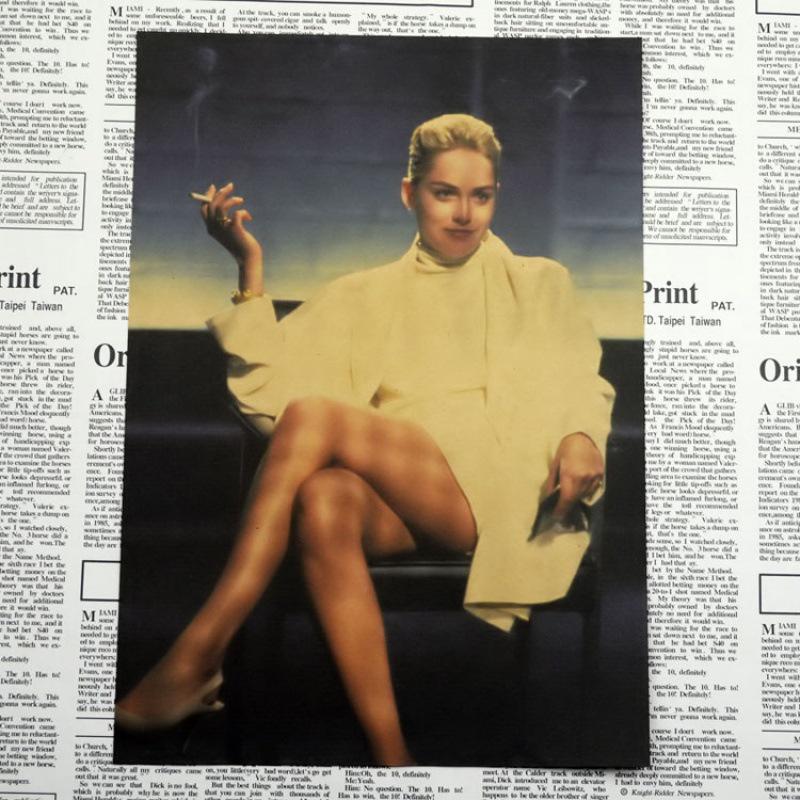 

Free Shipping: Retro Sharon Stone Basic Instinct Movie Poster - Kraft Paper Wall Art White card paper (non-adhesive) 30*42 cm