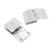 2 Pcs Zinc Alloy Glass Door Hinges Fit Glass Thickness 5-8mm 8-10mm for Display Cabinet Showcase Furniture Fittings