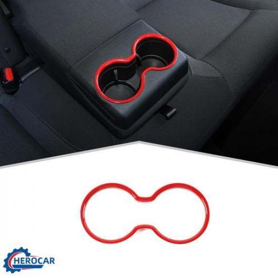 ??Red Car Decorative Trim Molding Frame Bezels Cover Kit For Dodge Charger 2010+