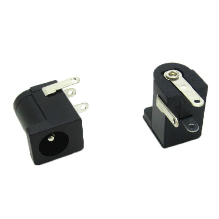 DC-005 High Temp Resistant Copper Pin DC Socket 5.5x2.1/2.5, DC Power Socket DC002, 3.5x1.3.