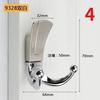 Wall Mounted Clothes Hanger Racks Fashion Bathroom Wall Hangers 2 Hooks Robe Coat Wall Hooks with Screws Furniture Hardware