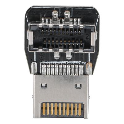 Adattatore frontale TYPEE per scheda madre PC USB3.1 10G 90 gradi convertitore gomito sterzo PH74A