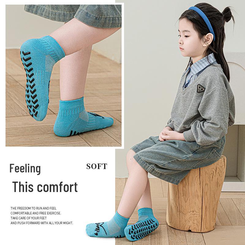 Unisex Anti-Slip Trampoline & Yoga Socks for Adults and Kids - Indoor Playground & Early Education Use