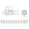 Equal Reducer Nipple Flare Tube Od 1/4" 5/16" 3/8" 1/2" 5/8" 3/4" 7/8" Sae-Standard Brass Pipe Fitting Connector Air Coniditoner