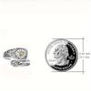 Elegant Floral Carvings 1pc Vintage Spoon Ring - Alloy Women's Fashion Accessory - Daily Glamour & Party Statement, Simple Style, All-Season Wear