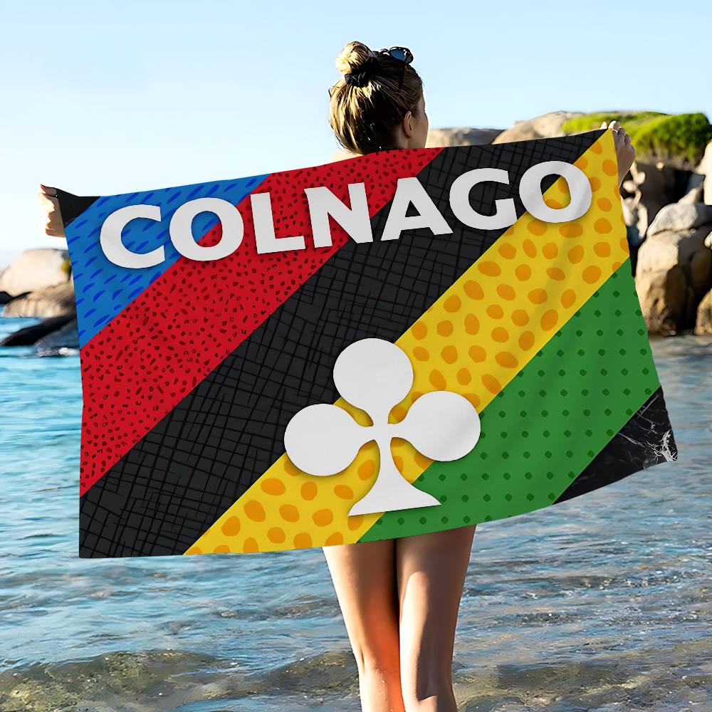 Bicycle C-Colnago Logo Microfiber Blanket Quick Drying Beach Towels Oversized Printing Super Absorbent Pool Towel Blanket