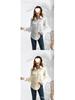 European & American Women's Long Sleeve Satin-Cotton Shirt - Solid Color, Spring & Autumn Bestseller