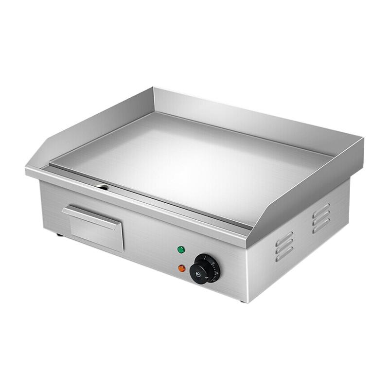 Electric Griddle Teppanyaki Tabletop Pancake & Steak Grill Machine