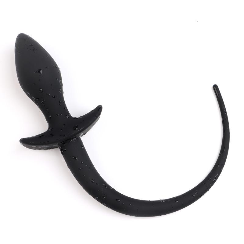 Back Court Anal Plug SM Dog Tail Flirting Dilator for Adults