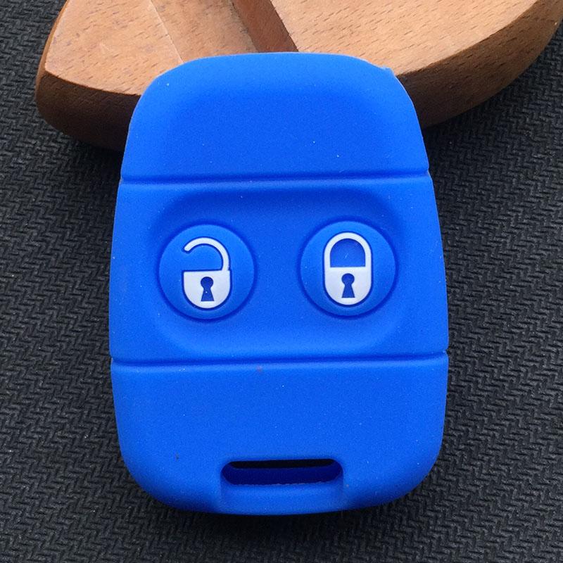 Silicone Car Key Cover Case for Rover MG for Land Rover Defender Freelander 2Buttons Remote Key Alarm Key Case Shell