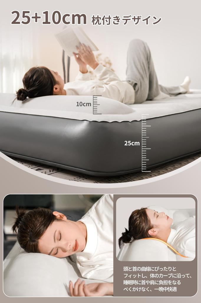 Naturehike Официальный Air Electric включает в себя электрический для сверхскоростного сна, удобный коврик, встроенный насос, подушку, кровать, кемпинг, 1/2/3