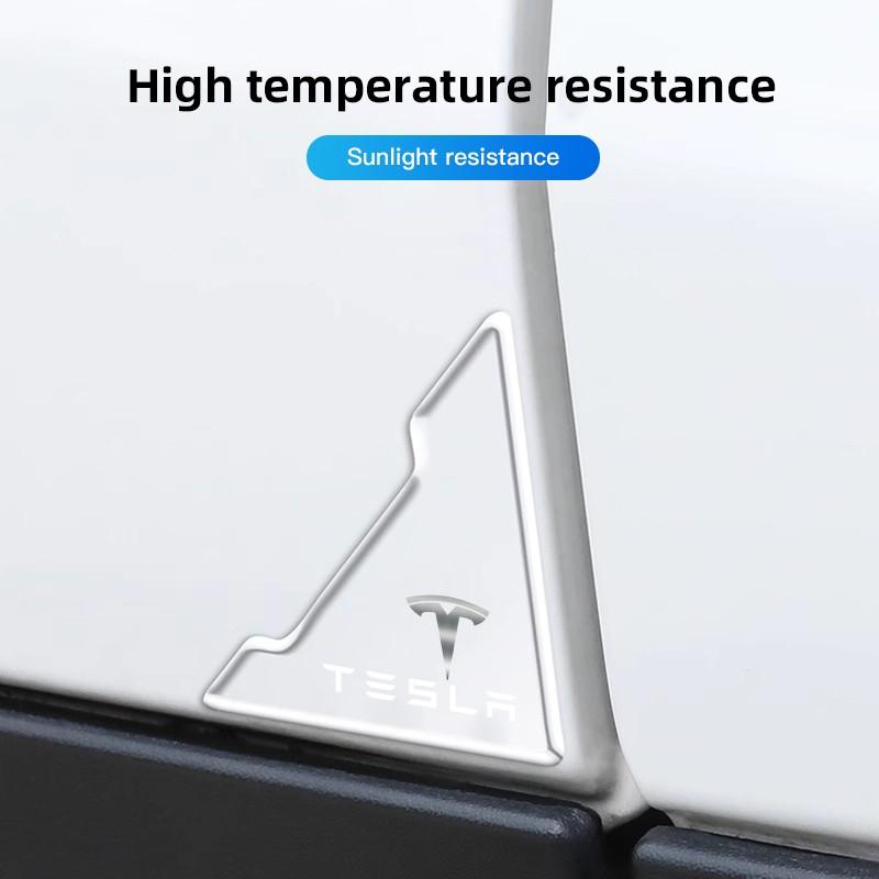 Car Door Corner Anti-collision Cover Anti-Scratch Protection Sticker For Tesla Model 3 Y S X SpaceX Cybertruck Juguete