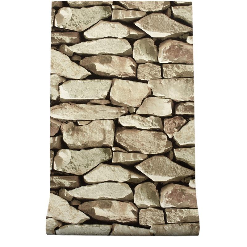 Brick Wallpaper Roll Rustic Vintage Papel De Parede Vinyl PVC Retro Industrial Loft Wall Washable Home Decor