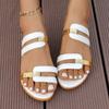 Large size women's wedge slippers summer new color matching fish mouth beach cool slippers women