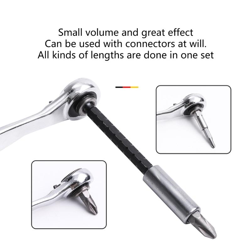 Ergonomic Handle Mini Ratchet Wrench Set Right Angles Screwdriver Tools for Smartphone Tablet Maintenance Repairing Tool
