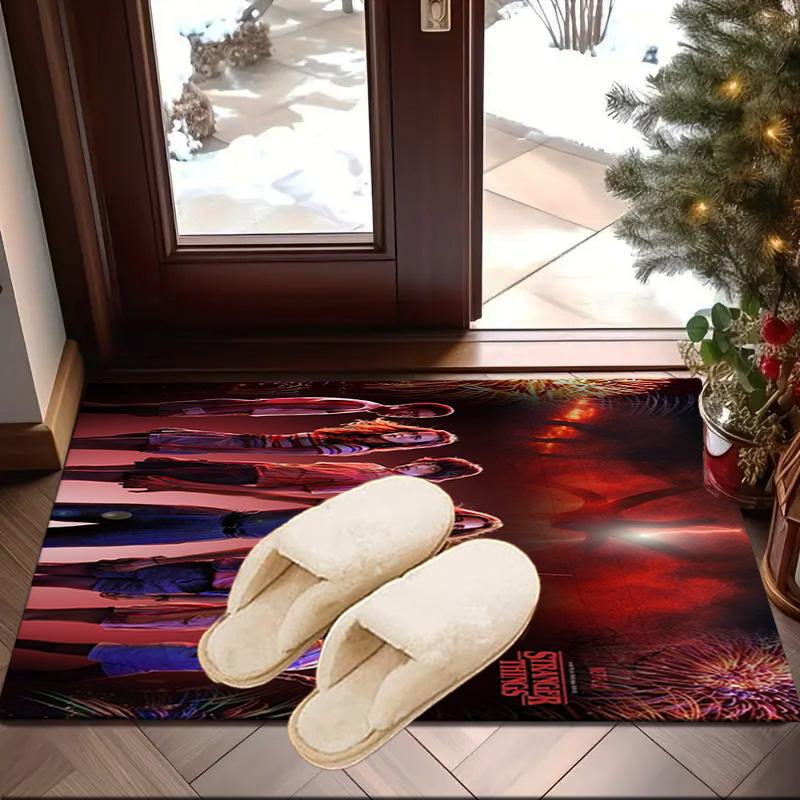 Stranger Sci-fi Adventure Carpet, Chair Rug,Rug for Office Bedroom Living Rooms, Doormat Decor Fan Gift Christmas Gift
