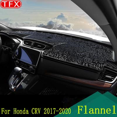 Flanell Auto Dashboard Abdeckung Matte Für Honda Crv Cr-V Rw 2017- Vermeiden Licht Pad Instrument Plattform Dashboard kissen