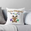 Merry Christmas Decoration Home Pillowcase Cushion Cover Autumn 45X45Cm Red Living Room Sofa Bed Pillowcase
