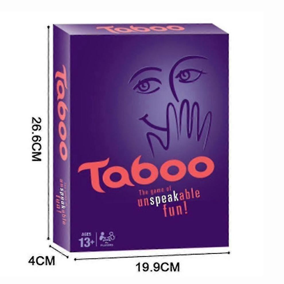 Taboo Game Classic Hourglass Timing Family Board Game