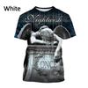 Nuove Magliette Nightwish Notte Uomo Stampa 3D Uomo Donna Hip Hop Tendenza Manica Corta Girocollo Maglietta Harajuku Casual Y2k Top Abbigliamento Uomo