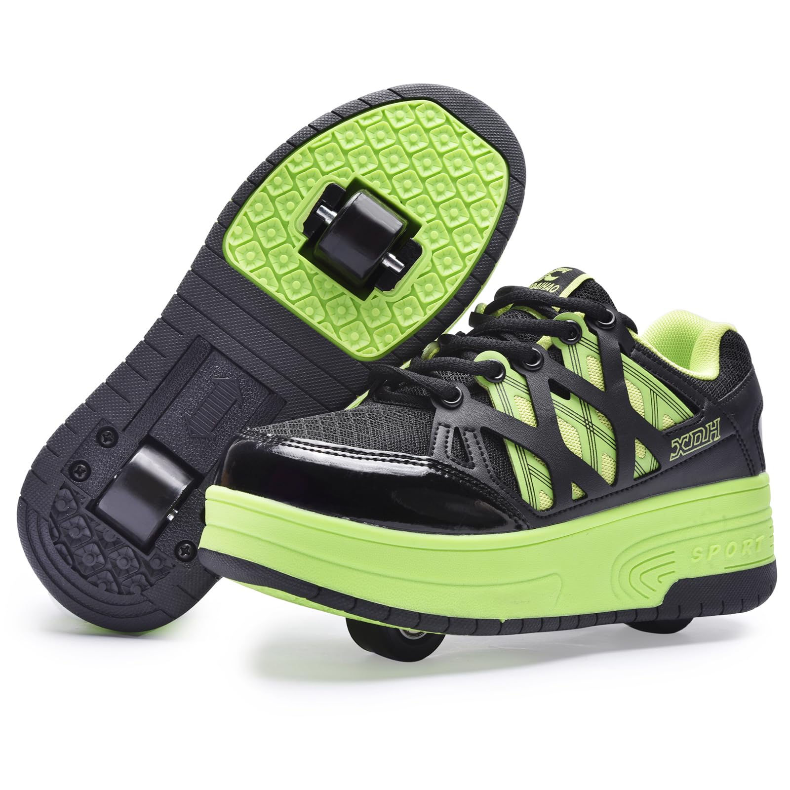 

Кроссовки для мальчиков и роликовые коньки для мальчиков и игры [snofiy] детские, для девочек, детская обувь, обувь, двухколесная обувь, спортивная, для девочек, повседневная, чёрный