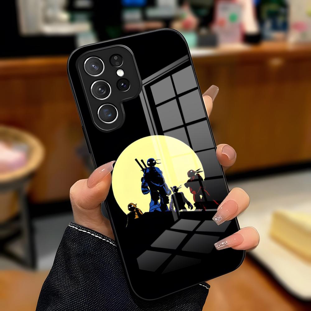 Teenage Mutant Ninja Turtles Phone Case For Samsung A25 A13 A33 5G A54 A36 A35 A56 A52 A14 Shockproof Glass Cover