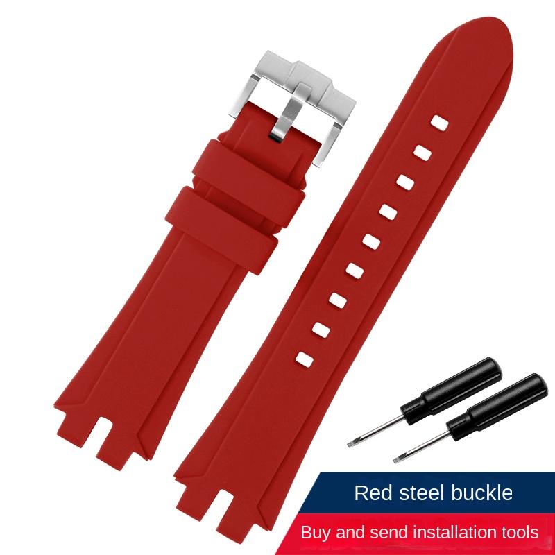 For Casio PROTREK watch strap PRW-6100Y PRW-3000 PRW-3100 PRW-6000Y/YT/FC-1 Men silicone watchband Stainless steel watch buckle