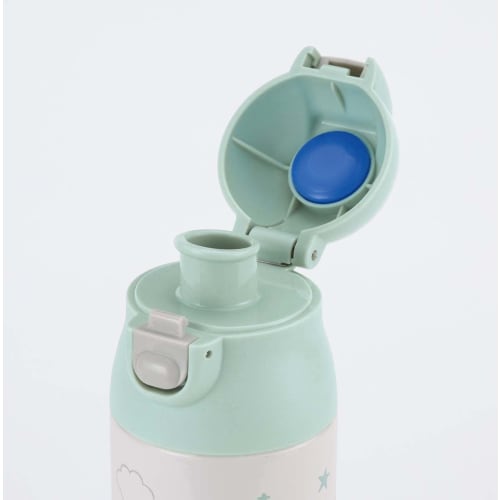 Skater Insulated Stainless Steel Bottle for Milk Formula, Convenient Water Bottle for Making Milk, 500ml, Lightweight Type, Easy to Carry, Happy Days