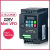 Mini VFD INVERTER 220V 0.75KW/1.5KW/2.2KW 1HP Variable Frequency Drive Converter for Motor Speed Control