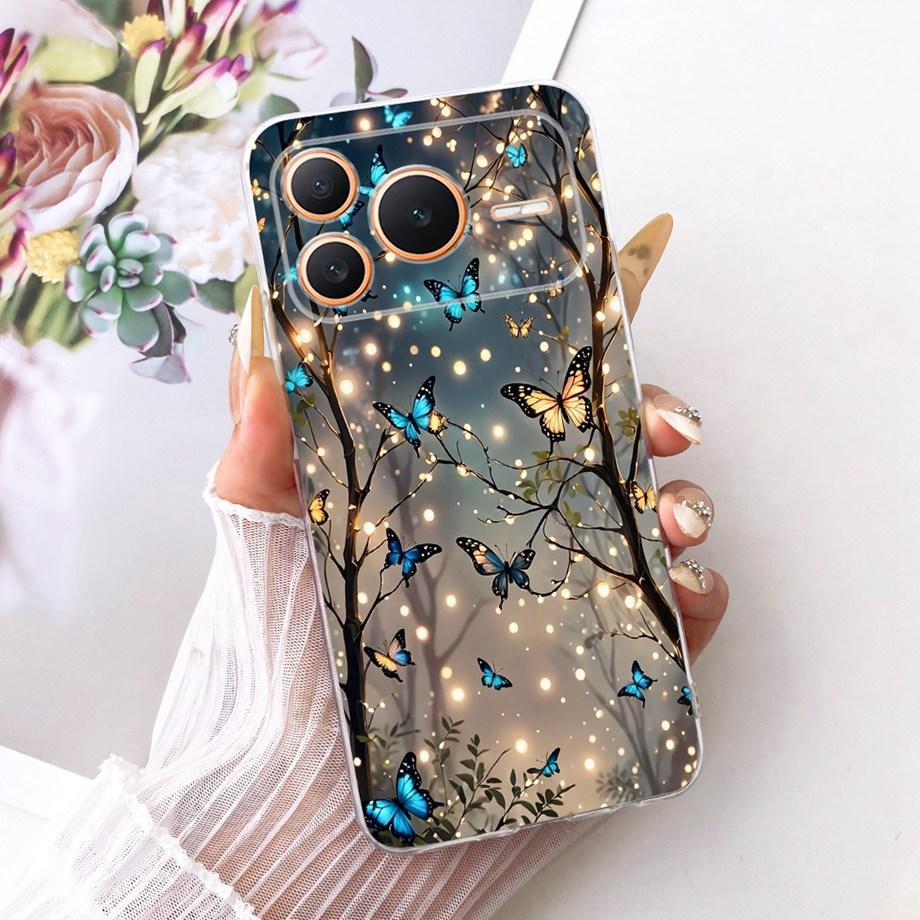For Honor Power2 Phone Case Soft Clear Silicone Back Cover Butterfly Dragon Cat Floral Painting Bumper On Honor Power 2 Fundas