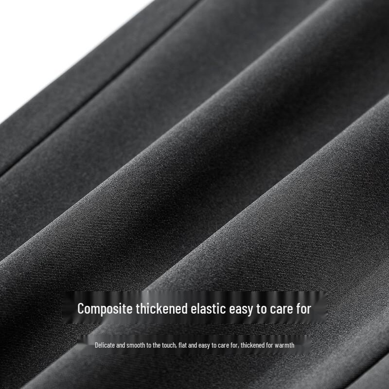 Shanshan Men's 2025 Autumn/Winter Thickened Wrinkle-Free Casual Trousers