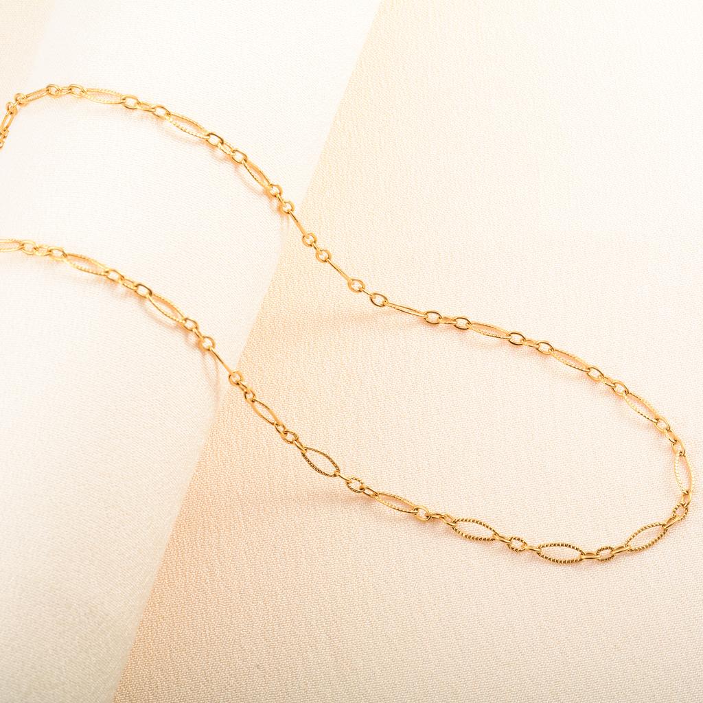 3.5mm Wide 316L Stainless Steel Necklace for Women Men Oval O Figaro Chain On Neck Jewelry Accessories Ladies Choker DIY Gift