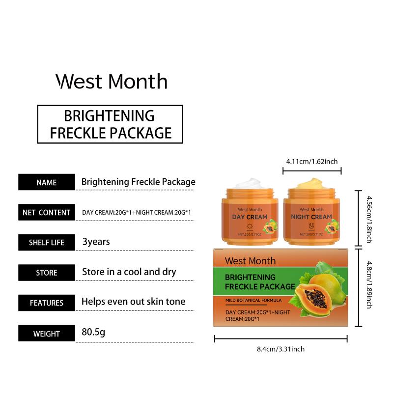 Papaya Aufhellungscreme Gleichmäßiger Hautton Sommersprossenentferner Pigmentflecken aufhellen Feuchtigkeitsspendende leichte Creme für alle Hauttypen 40g