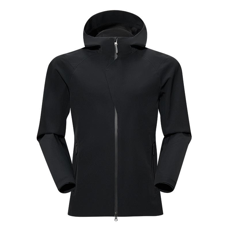 

Cross2026 Spring Outdoor Windproof Waterproof Hooded Soft Shell Jacket for Men and Women L
