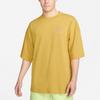 Nike Alphabet Logo Crew Neck Short Sleeve T-Shirt Men Tops Yellow FB9818-725