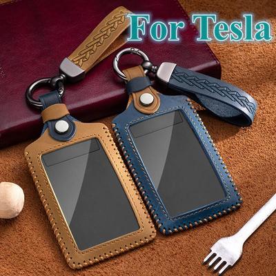 Auto Remote Key Fob Fall Volle Abdeckung Halter Shell Für Tesla Modell 3 Modell Y Karte Protector Keyless Schlüsselbund Zubehör