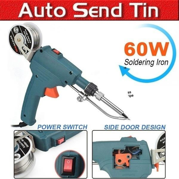 Professional 110V/220V Hand-held Electric Soldering Iron Automatically Send Tin Gun Soldering Station Welding Repair Tool Welder Gun/Soldering Pen