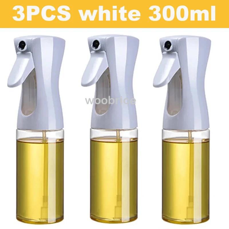 200/300/500ml Oil Spray for Kitchen Oil Nebulizer Dispenser Spray Oil Sprayer Airfryer BBQ Camping Olive Oil Diffuser Brush