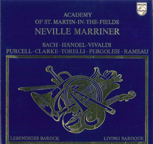 LP Record NEVILLE MARRINER, ACADEMY OF ST MAR - Lebendiges Barock 6833260 PHILIPS 1971 Netherland Classical Used