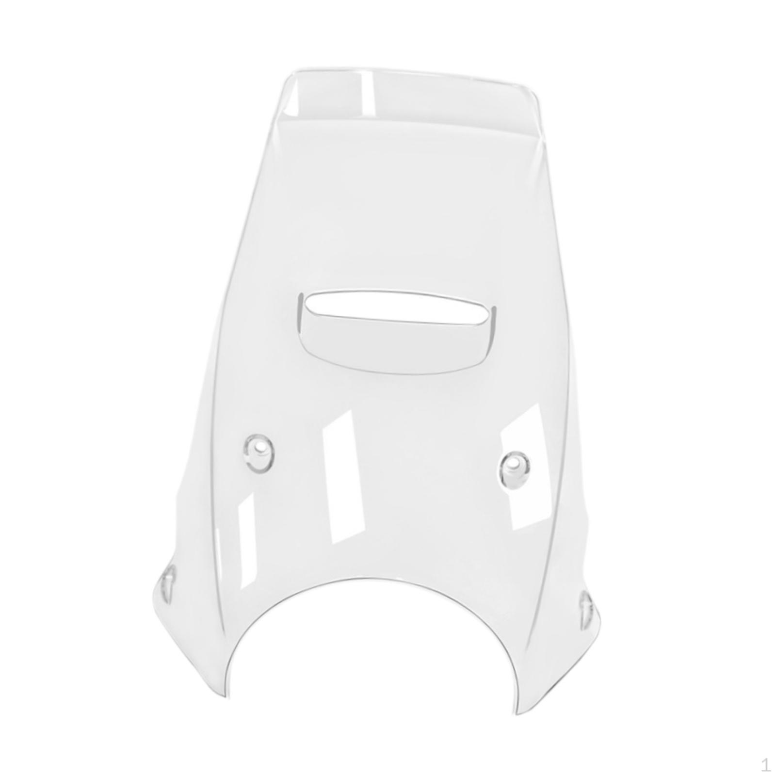 

Ветровое стекло мотоцикла Чехол для мотоцикла Высокопроизводительный аксессуар Дефлектор ветрового стекла transparent